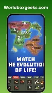Watch the evolution of life in the WorldBox Mod Apk PC